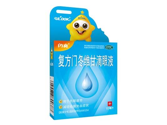 工作长时间对着电脑，眼睛干涩。经常频繁的滴滴眼液这样好吗？↵经常对着手机屏、电脑屏，过度使用眼睛，就一定会出现眼干、眼涩等视疲劳症状，可以适当使用滴眼液，配合眼部按摩进行眼部护理。但滴眼液只是辅助保护眼睛和缓解视疲劳，除了日常备一瓶闪亮在身边，建议还是要养成良好的用眼习惯。不要长时间用眼、不要经常对眼睛形成各种闪、亮等刺激性视疲劳。